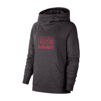 USC Trojans Women's Nike Charcoal Essential Pullover Hoodie